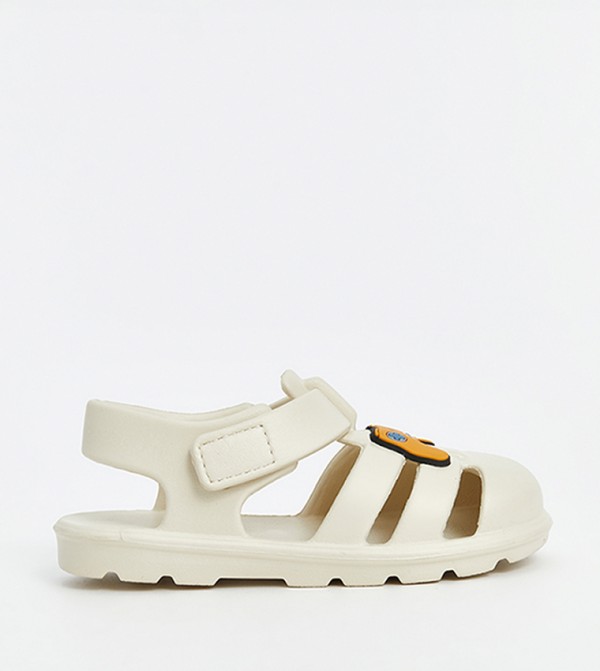 Printed Velcro Closure Casual Sandals