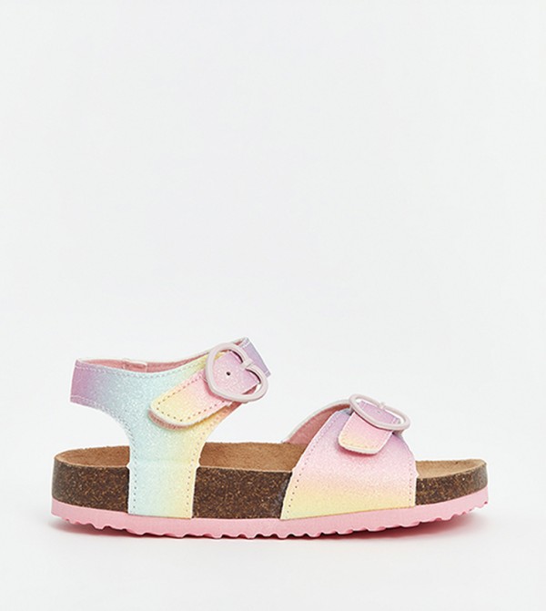 Color Block Comfort Sandals