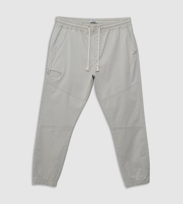Drawstring Waist Standard Fit Jogger Pants