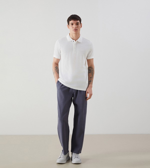 Solid Short Sleeves Polo T-Shirt