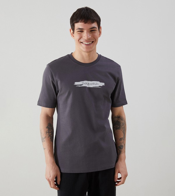 Printed Short Sleeves Casual T-Shirt