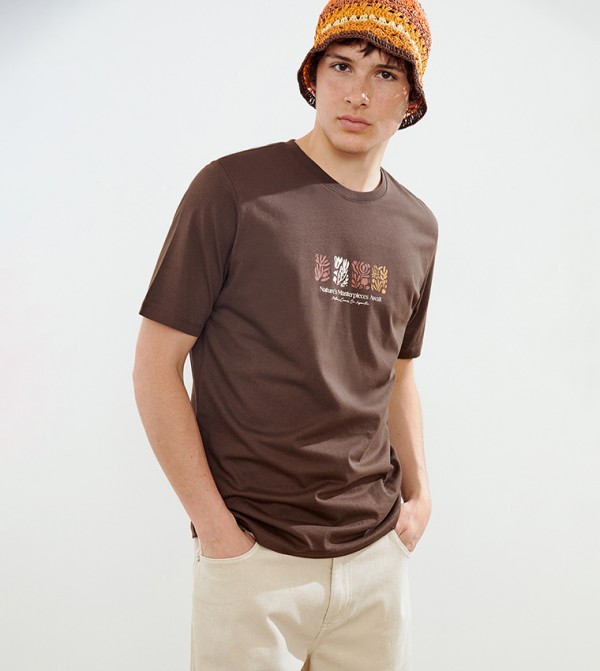 Printed Short Sleeves Casual T-Shirt