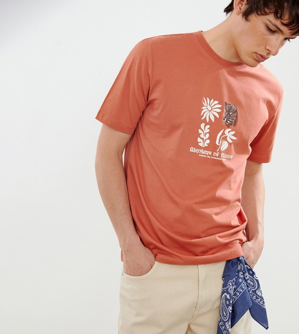 Printed Short Sleeves Casual T-Shirt