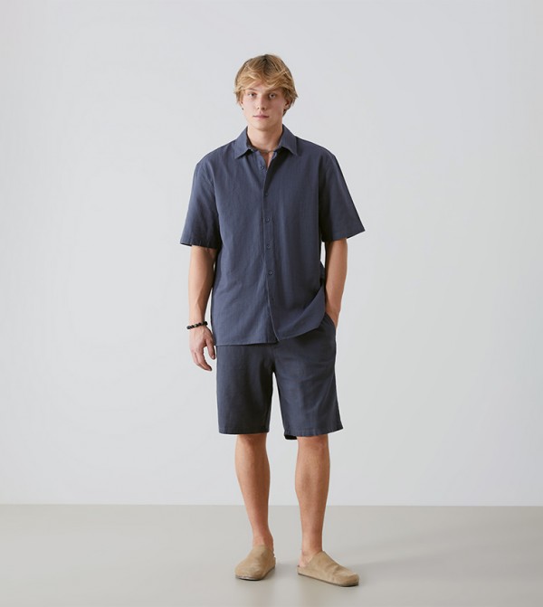 Solid Regular Fit Shorts