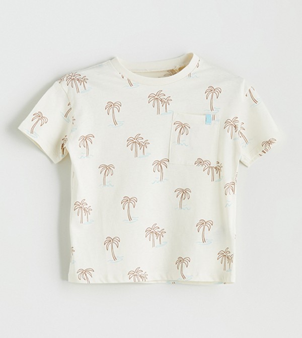 Printed Crew Neck T-Shirt