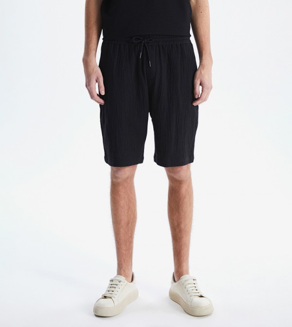 Mid Rise Comfortable Fit Shorts