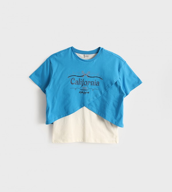 Printed Crew Neck T-Shirt