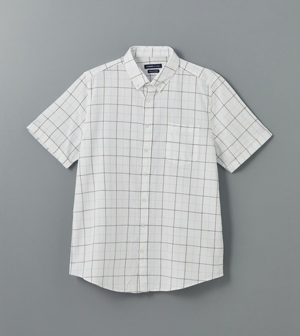 Plaid Regular Fit Dobby Shirt