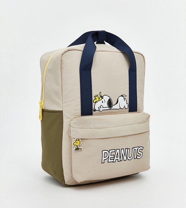 Peanuts Printed Front Pocket Backpack