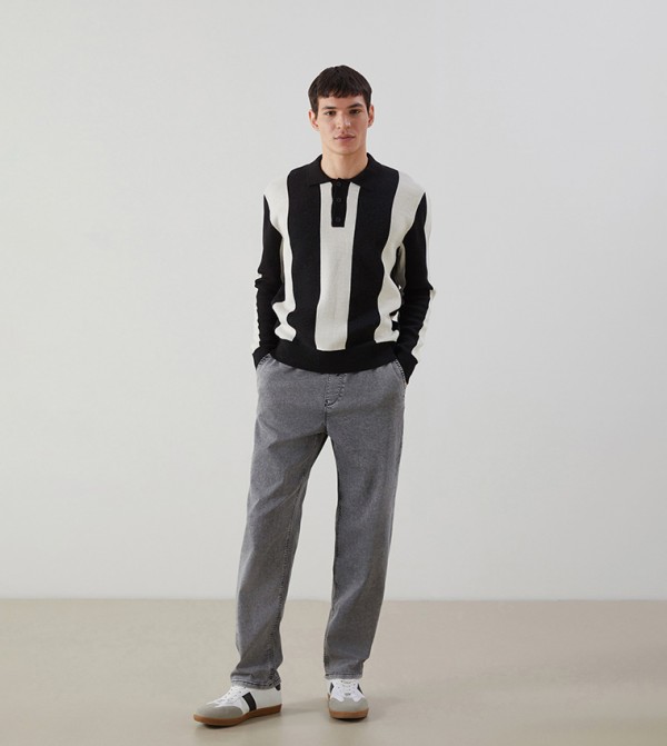 Washed Baggy Fit Jeans