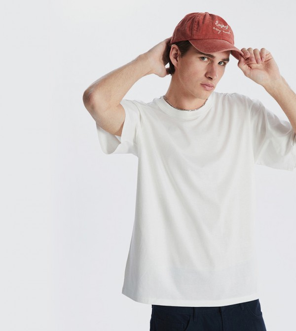 Solid Short Sleeves Oversized T-Shirt