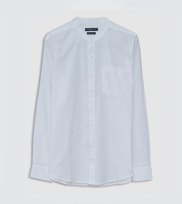 Plaid Regular Fit Long Sleeves Poplin Shirt