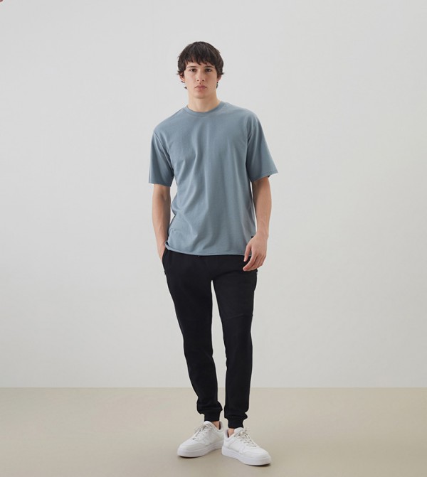 Drawstring Waist Standard Fit Joggers