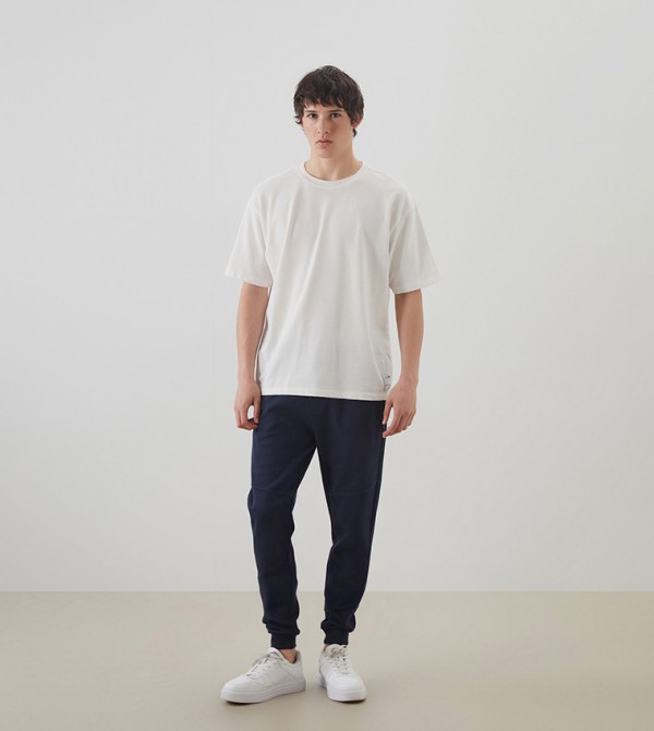 Drawstring Waist Standard Fit Joggers