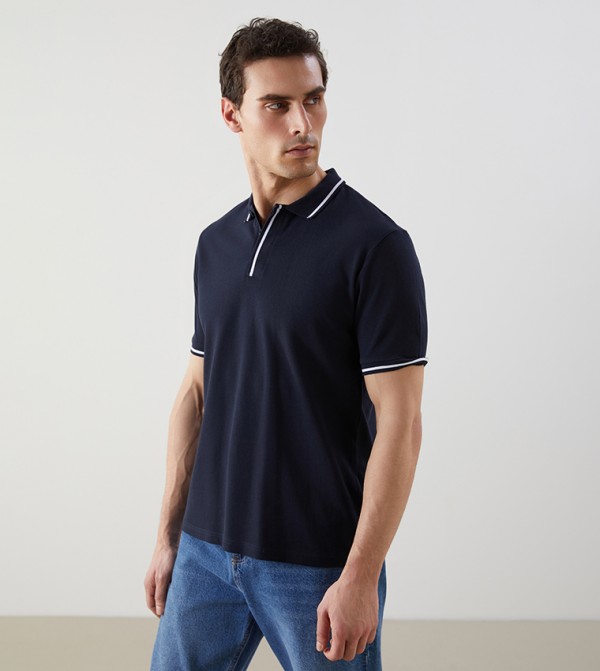 Solid Short Sleeves Polo T-Shirt