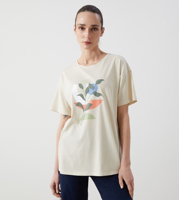 Floral Crew Neck T-Shirt