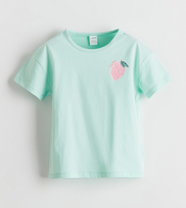 Printed Crew Neck T-Shirt
