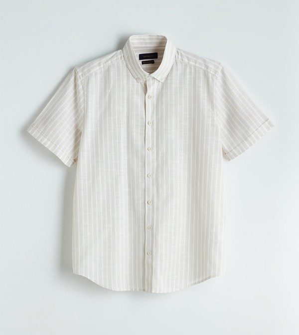 Striped Short Sleeves Shirt