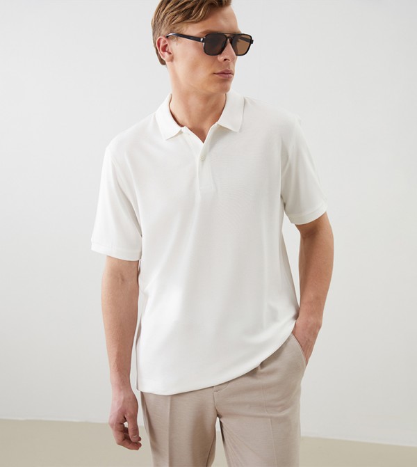 Solid Short Sleeves Polo T-Shirt