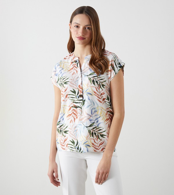 Floral Crew Neck Top