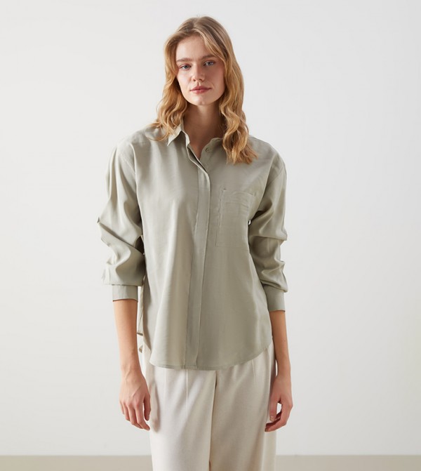 Solid Long Sleeves Shirt