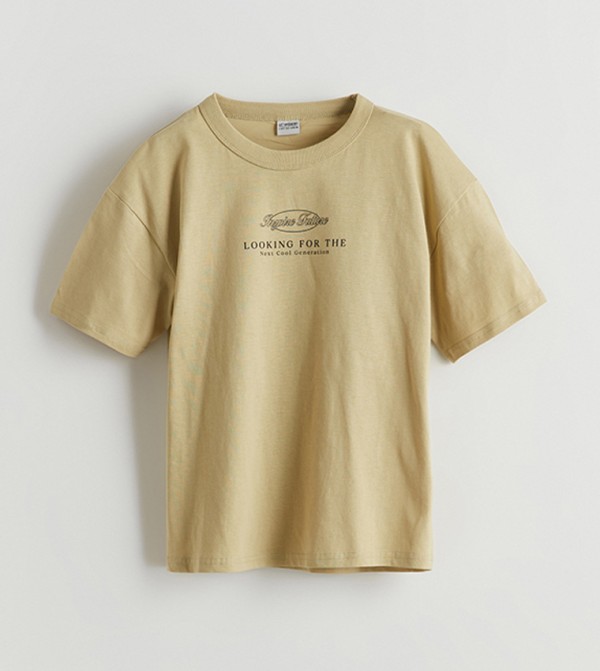 Printed Crew Neck T-Shirt