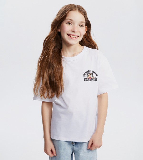 Printed Crew Neck T-Shirt