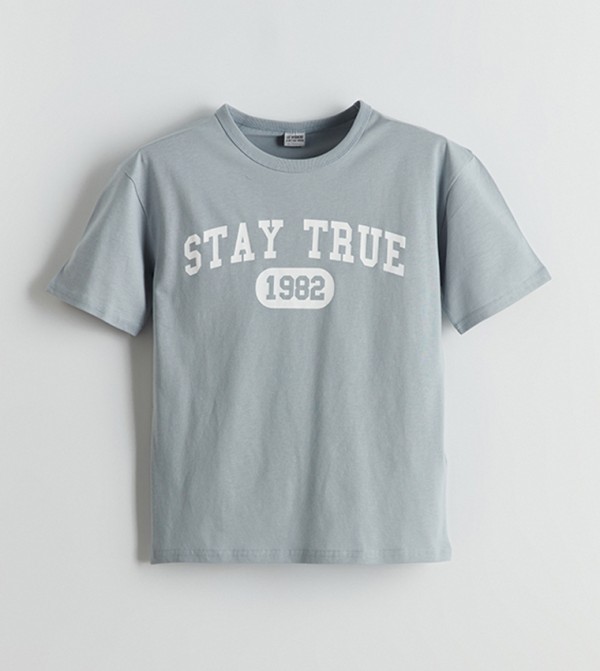 Printed Crew Neck T-Shirt