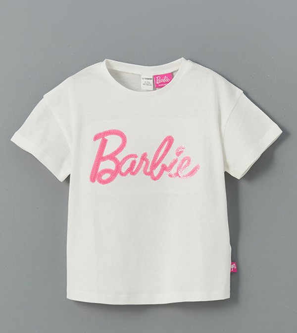 Barbie Printed Crew Neck T-Shirt