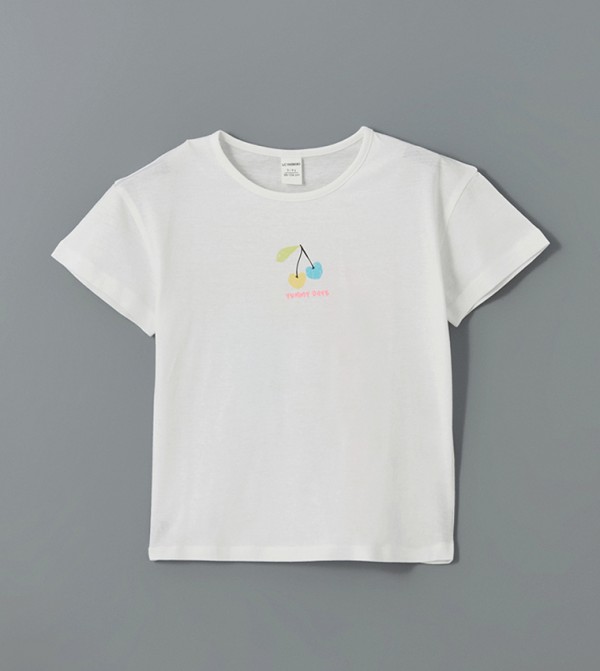 Printed Crew Neck T-Shirt
