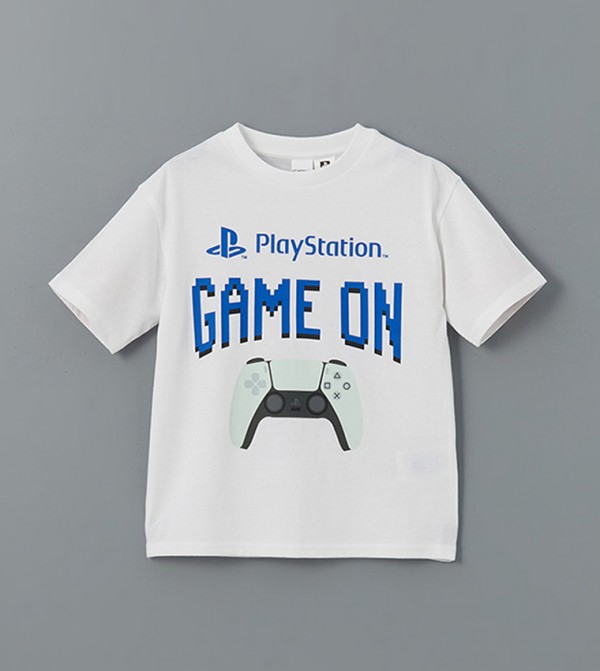 Playstation Printed Crew Neck T-Shirt