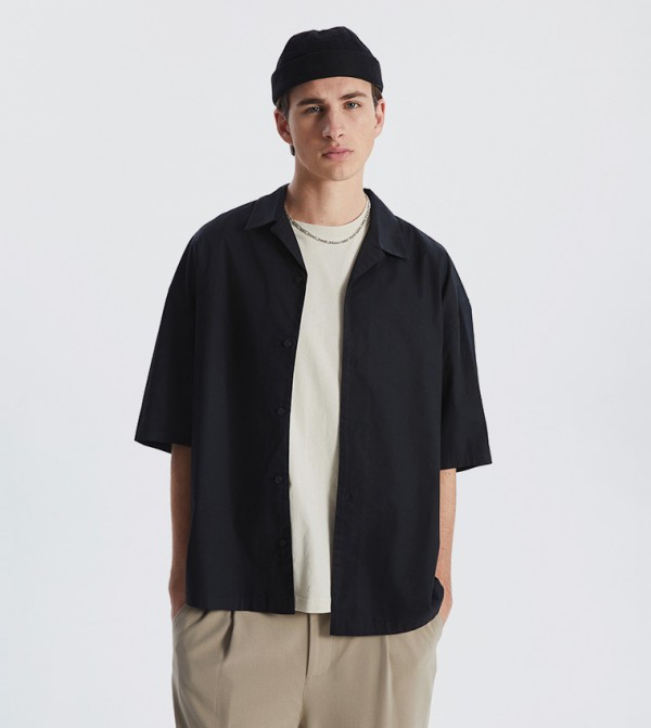 Relaxed Fit Short Sleeves Shirt