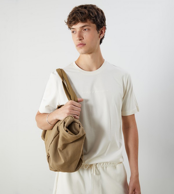 Printed Crew Neck Short Sleeves T-Shirt