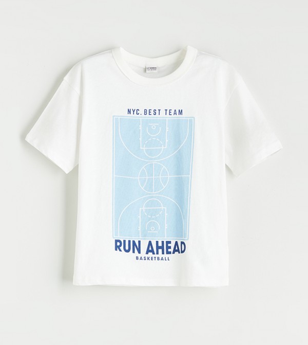 Printed Short Sleeves Casual T-Shirt