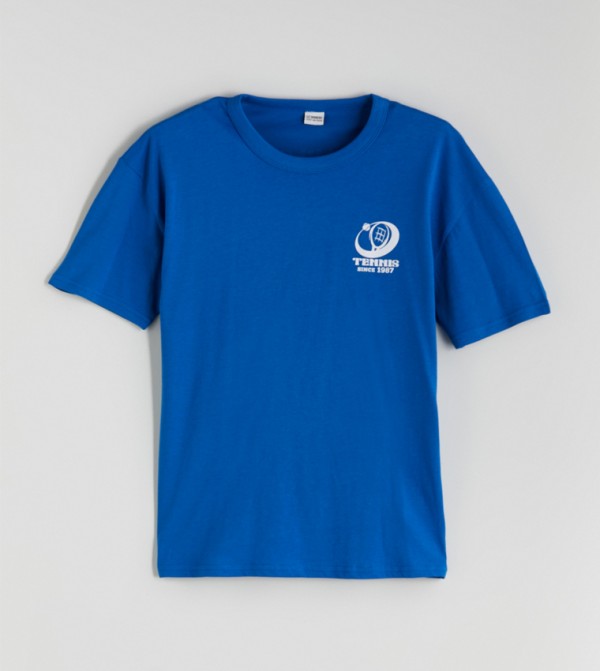 Printed Crew Neck T-Shirt