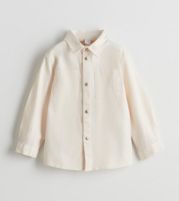 Solid Long Sleeves Casual Shirt