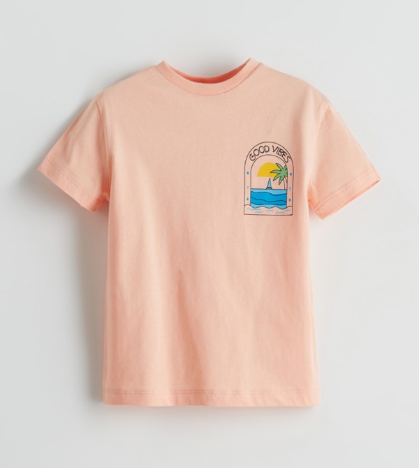 Printed Crew Neck T-Shirt