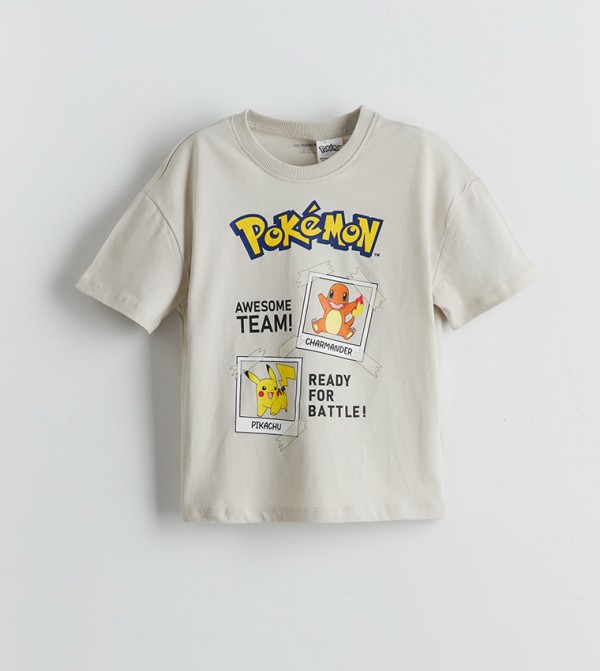Pokémon Printed Crew Neck T-Shirt