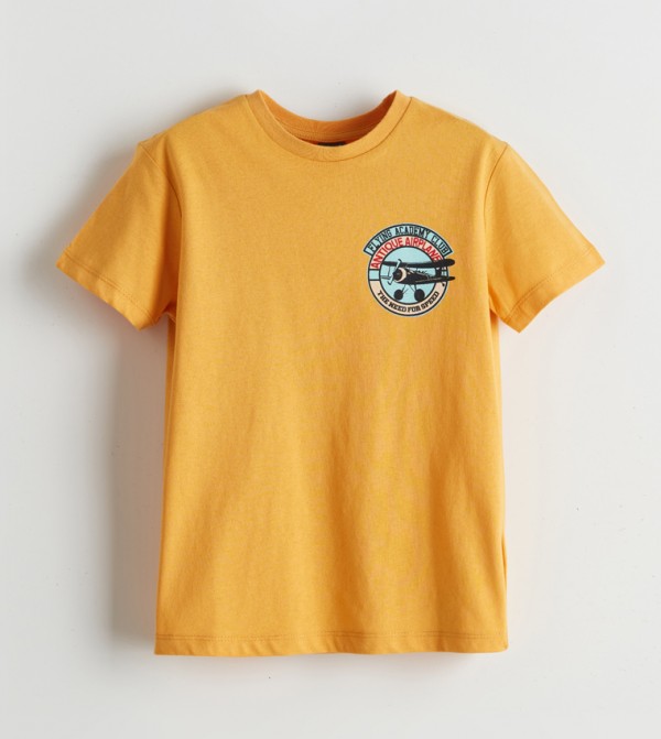 Printed Crew Neck T-Shirt