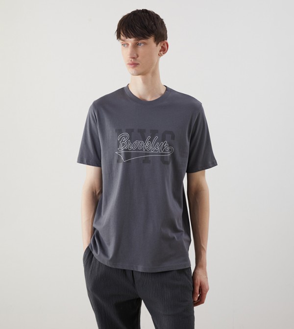 Brooklyn Printed Short Sleeves T-Shirt