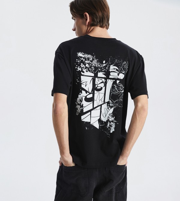 Looney Tunes Printed Crew Neck T-Shirt