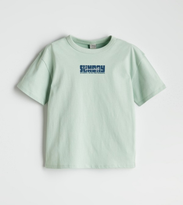 Printed Crew Neck T-Shirt