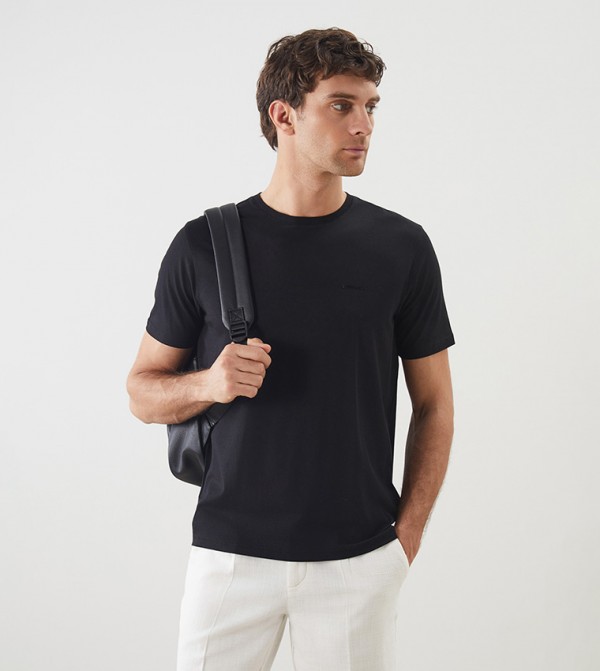 Solid Short Sleeves Casual T-Shirt