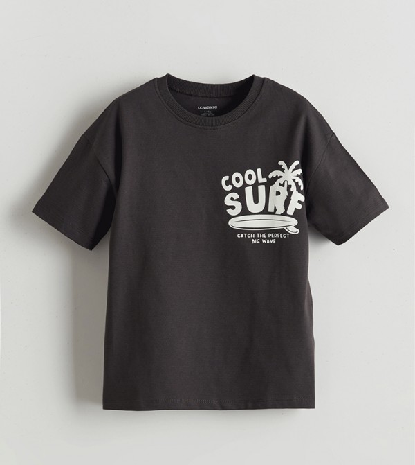 Printed Short Sleeves Casual T-Shirt
