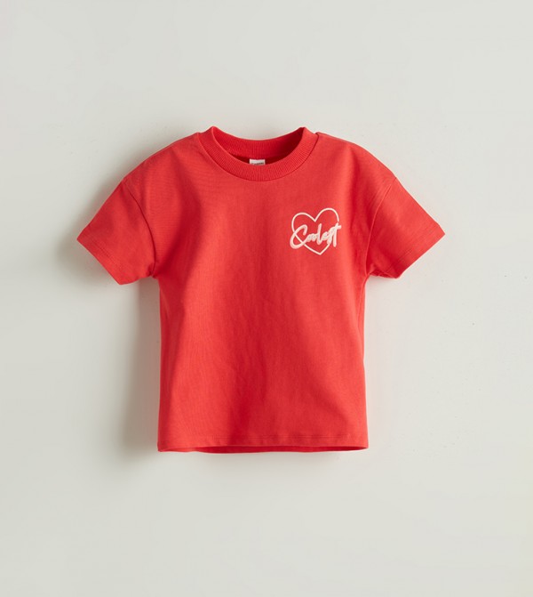 Printed Crew Neck T-Shirt