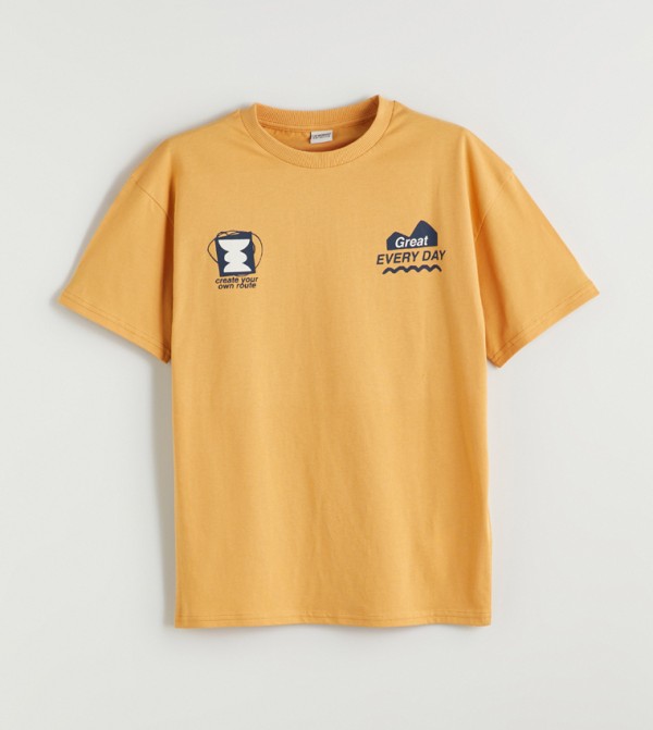 Printed Crew Neck T-Shirt