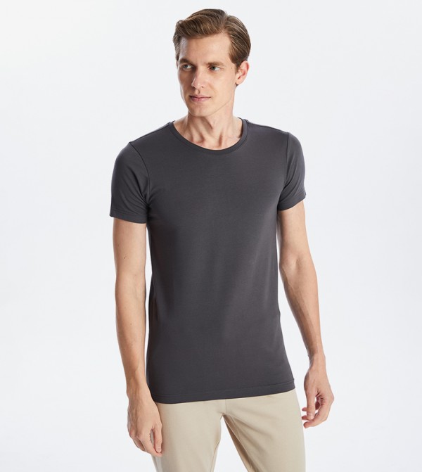 Solid Short Sleeves Casual T-Shirt