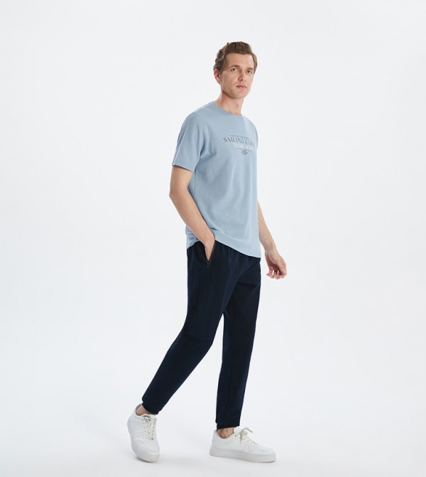 Drawstring Waist Standard Fit Joggers