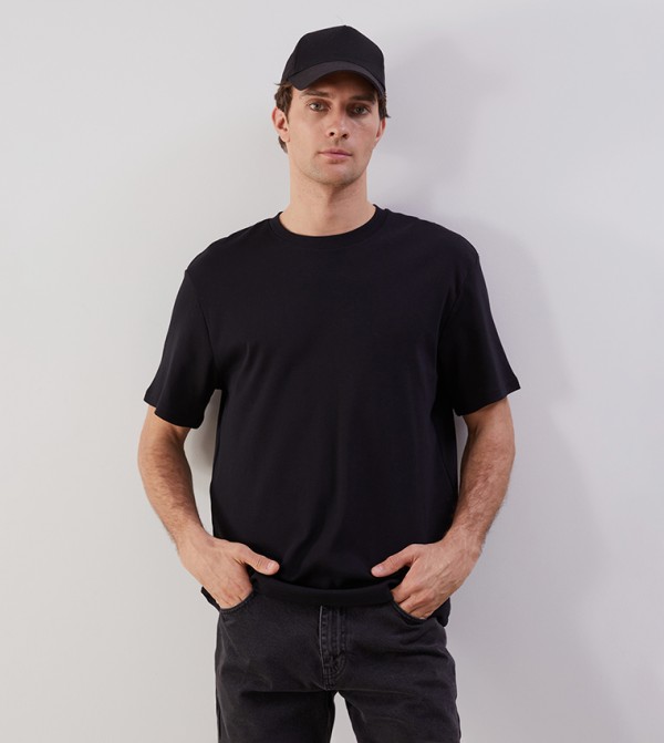 Solid Short Sleeves Casual T-Shirt