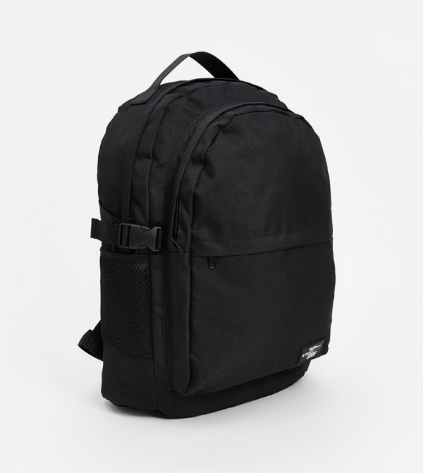 Badge Detail Compartment Backpack